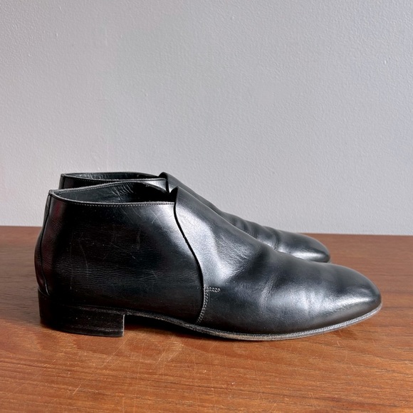 BALLY Black Leather Rally Boot-Shoe - Picture 12 of 12